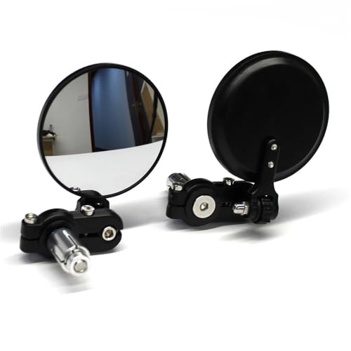 Espejos retrovisores para motocicleta universales de 7/8 pulgadas plegables estilo Bobber