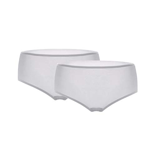 Silriver Women’s 100% Silk Panties, Hip Brief (2 Pieces Pack), Super Breathable And Comfortable, Recommend For Sensitive Skin (Small, Silver Grey) #TOP15