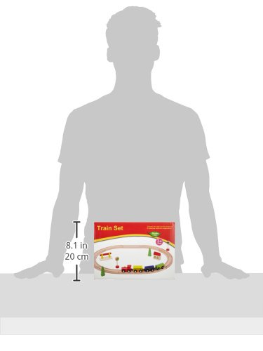 Amazon.co.jp: 丸和貿易 ウッデントイ トレインセット トレイン