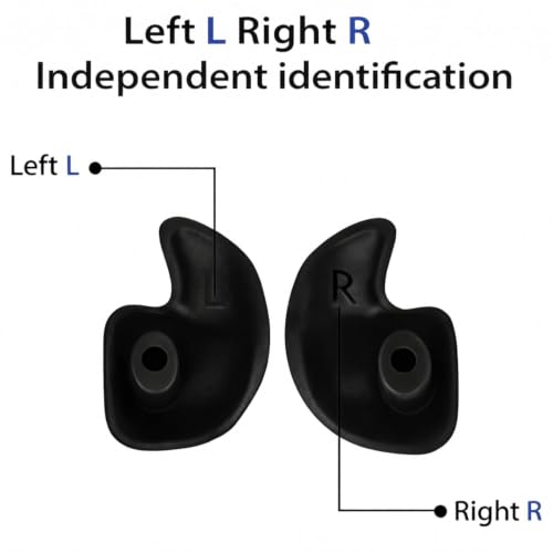 Image of Waterproof Swim Ear Plugs, Reusable Soft Silicone Ear Protection for Adults & Kids | Comfortable Anti-Slip Design for Swimming, Bathing, Shower, Diving, Surfing & Water Sports with Carry Case