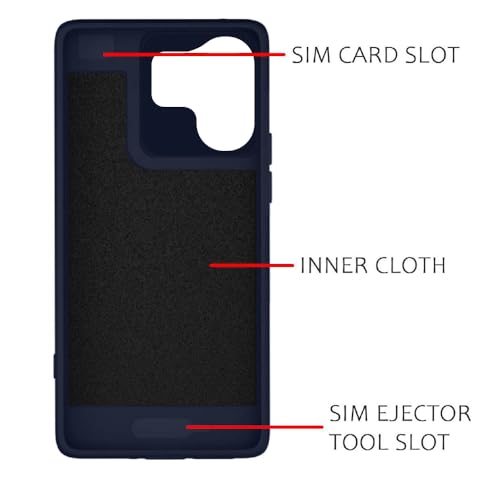 Image of Back Cover | MagFit Ring Design (Non-Magnetic) | Shockproof Protection | Anti-Slip Grip | Raised Camera Edges | Slim Protective Case for Vivo V60 5G / V60e 5G / T4 Pro 5G (Steel Blue)