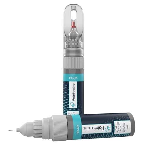 Paintsmiths Grey Primer - 20ml Paint Pen - Car Touch Up - Precision Pen & Brush Application - Paint Scratch & Chip Repair
