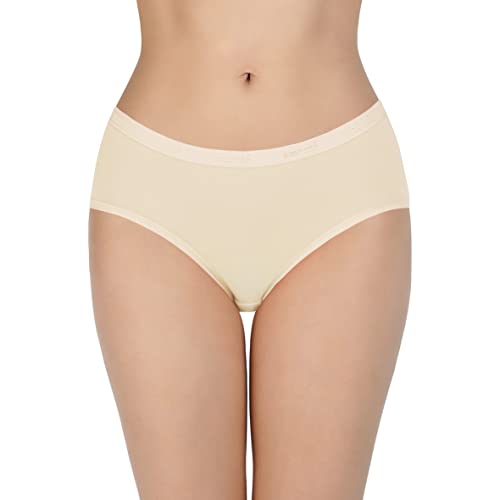 Image of Amante Solid Cotton Low Rise Hipster Panty Pack(Pack of 3)