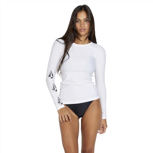 Volcom Rashguard para mujer con UPF 50+ bloquea rayos UV y previene rozaduras en la playa
