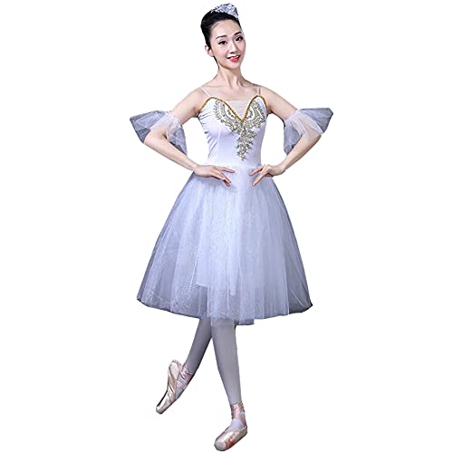 バレエレオタード 大人 女性用 レディース ステージ衣装 ワンピース バレエウェア 女の子 ふわふわ 演出服 チュチュスカート 競技着 新体操 キャミ型レオタード バレエ 女性用 チュチュスカート