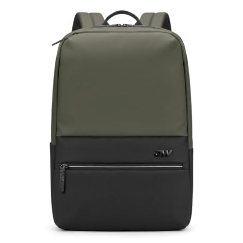 Image of OMW 35L Laptop Backpack for Men & Women | 5 Year Warranty | Fits 16 Inch Laptop |180 Flat Open Tech Compartment | MotionWeave Fabric & Vegan Leather | Travel Office & College Bag (TEXEL)