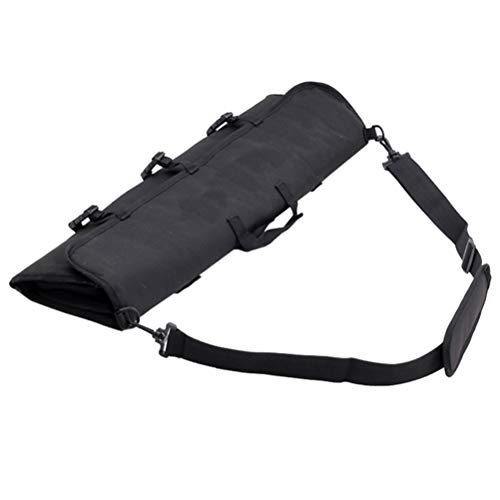 Neborn Lona Plegable portátil Estuche de Arco recurvado Flecha Carcaj Tiro con Arco Bolsa de Transporte de Tiro Caza Bolso de Arco recurvo de Caza (Negro)