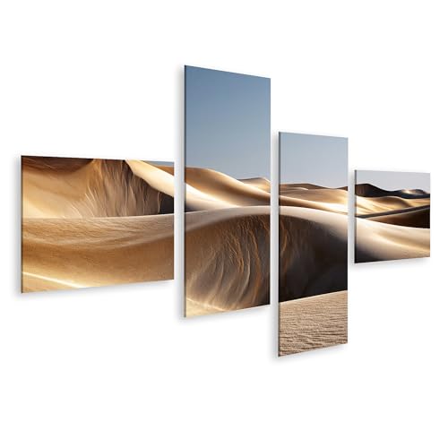 Image sur toile de paysage de dunes pour transformer un salon vide
