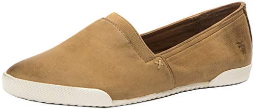 Image of Frye Melanie Slip On Shoes for Women Crafted from Premium Leather with Rubber Toe Bumpers and Soles, Leather Lining, and Removable Footbeds - 1 inch Outsole