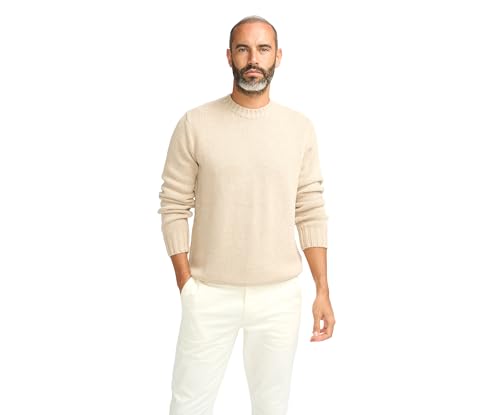 Pull tricot homme SIRRI col ras du cou, la solution contre le froid sans irritation