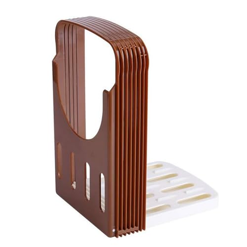 Zambuph Rebanador de utensilios de cocina, rebanador pan rápido y fácil con ESPESOR AJUSTABLE, herramientas cocina ABS, pan