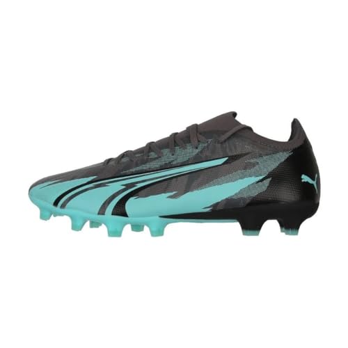 Puma Ultra Match FG/AgSoccer   Tenis para Hombre, Gris Blanco Azul, 45 EU