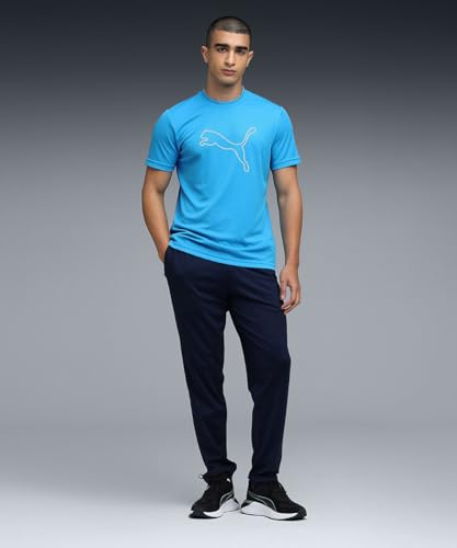 Image of Puma Men Polyester Solid Regular Fit T-Shirt