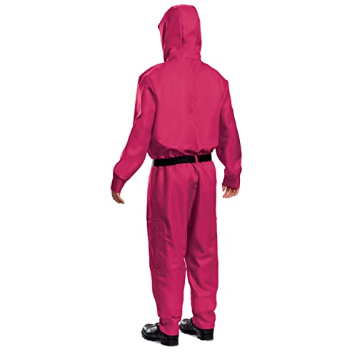 Disguise unisex-adult Squid Game Guard Costume, Official Squid Game Costume Jumpsuit and Triangle Mask2