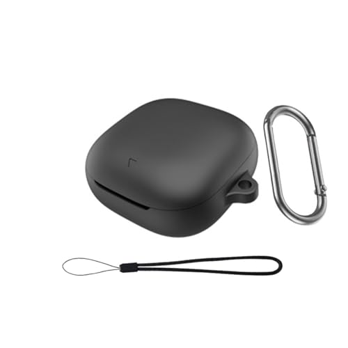 For Anker Soundcore Liberty 5 ケース 全面保護カバー カラビナ付き+ストラップ付き 紛失防止 シリコン柔らかな 軽量 防水 防塵 キズ防止 耐衝撃 充電対応 スリム ソフト ケースカバー for Soundcore Liber