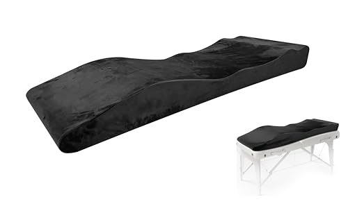 Abhpjuy Massagebett Topper Wimpernbett Wave Matratze 180x60 cm Welle Schaum, Ergonomische Foam für Kosmetikliege Massageliege Spa-Massage und Schönheitssalon (nur Matratze)