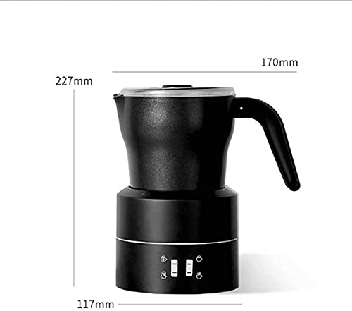 WGLL Frother de Leche eléctrica, Moldeado de Leche automática y Calentador con funcionalidad fría Caliente Frecuencia de… - Imagen 3
