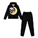 ORGYPET Axolotl Moon Essentials Hoodie and Sweatpants Set Loose Pullover Sweatshirt S for Youth Soft Loose Boys Sweatsuit Oversized Sweater Set for Youth Loose Fit Fashionable Loose Design