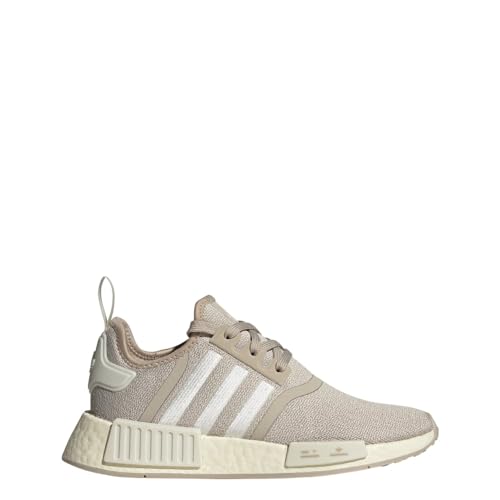 adidas Tênis feminino casual NMD R1 com cadarço - bege - tamanho 34