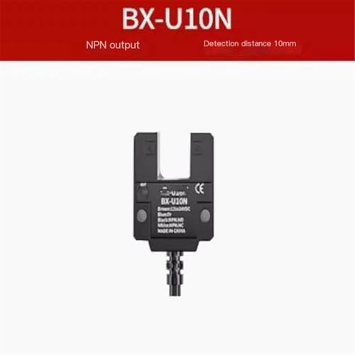 Sensor en U contra fallos de posición interruptor fotoeléctrico NPN de 15 mm BX-U15N 6