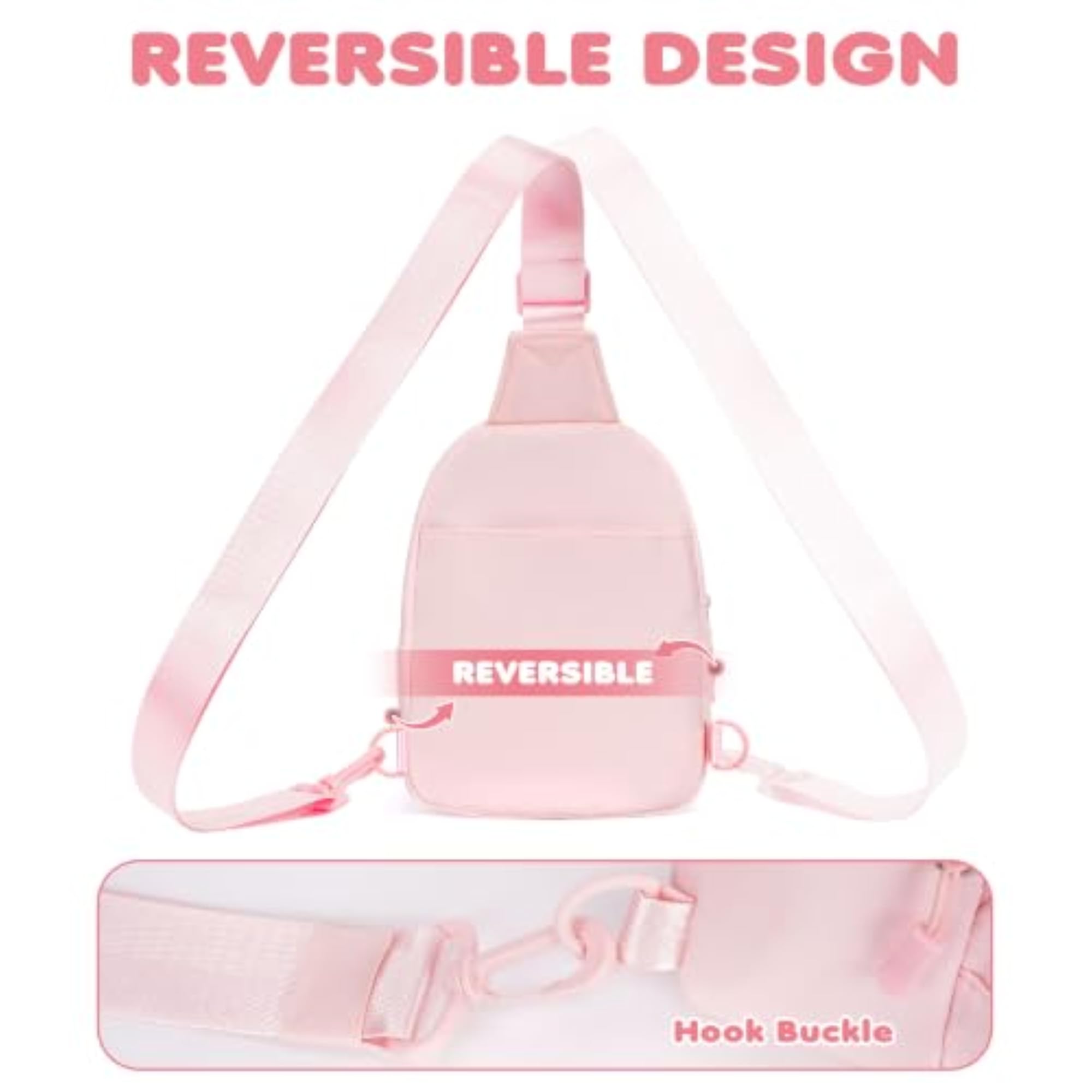 Personalized Initial Sling Bag for Teen Girls & Women
