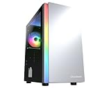 Cougar Purity RGB Mini Tower Gaming Case - Mini ITX/Micro ATX (White)