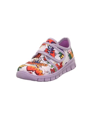Superfit Jungen BOBBY Hausschuhe, LILA/MEHRFARBIG 8500