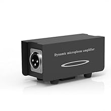 Dynamic Microphone Preamp Boosts Your Signal Up to +25 dB of Clean, Transparent Gain. Professional dynamic Microphone preamp attenuator.suitable for use at home, in the studio, on tour, and more. Simple just need to use Phantom power to work. Does no...