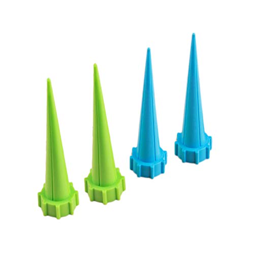 4PCS Garden Cone Spike Watering Plant Flower Waterers Bottle Irrigation System Practical Plastic Garden Cone Watering Spike - Randomly Delivered