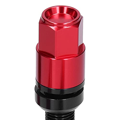 Image of Qiilu Extended Lug Bolts, 20pcs Steel Extended M12x1.25 28mm Thread with Sleeve Universal for Car (Red)