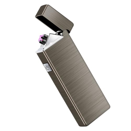 LcFun Fathers Day Dad Gifts, Electric Lighter USB Rechargeable Windproof Flameless Plasma Dual Arc...