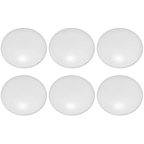 Dream lighting RV Interior Lights 12V LED Dome Light Fixtures 4.5" Cool White Cabin Lighting 6000K, No Switch, Pack of 6 Cover