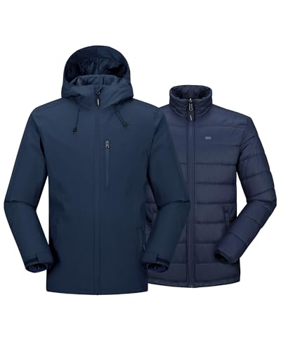 33,000ft Men's Waterproof 3-in-1 Ski Jacket