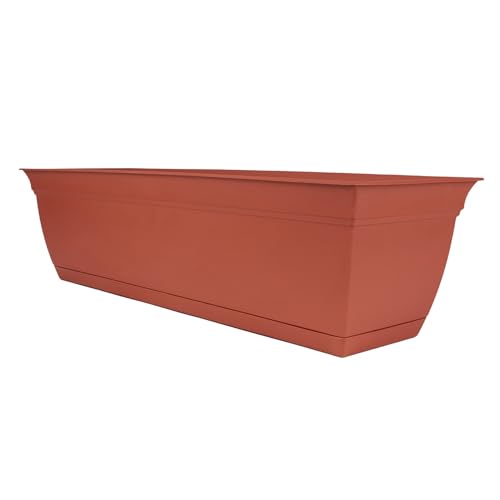 Pot de fleurs rectangulaire pour herbes et fleurs sur votre balcon