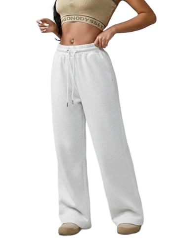 Image of dockstreet Straight Wide fit Long Length Open Bottom Jogger for Women /Trending Multi Pocket Style, Relaxed Casual Pants for Women