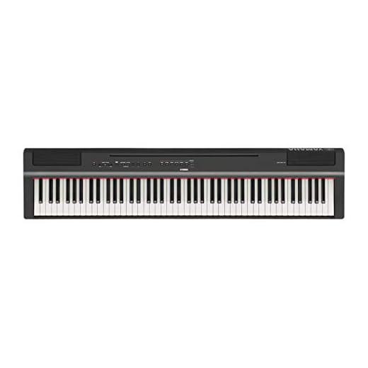 Yamaha Digital Piano P-125B – Pianoforte Digitale compatto, dinamico e potente – Design elegante e facile da usare – Compatibile con l'Applicazione Gratuita Smart Pianist – Nero