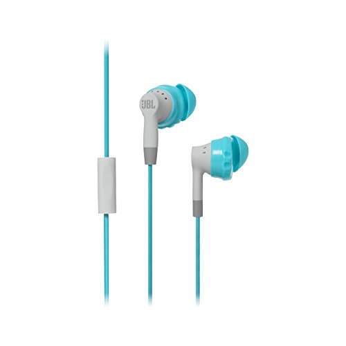 JBL Inspire 500 Bluetooth In-Ear Sport Kopfhörer für Frauen Schweißresistent mit 3-Tasten-Mikro/Fernbedienung und TwistLock Technologie Kompatibel mit Smartphones, Tablets und MP3-Geräten - Türkis