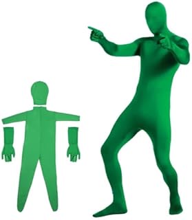 床Pictures Stretched Body Green Screen Suit Video Chroma Key Suit Chroma Green