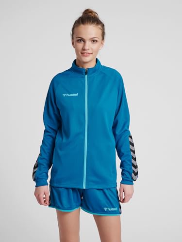 hummel Womens hmlAuthentic Poly Zip Jacket, Blue, Small – Ansicht 2