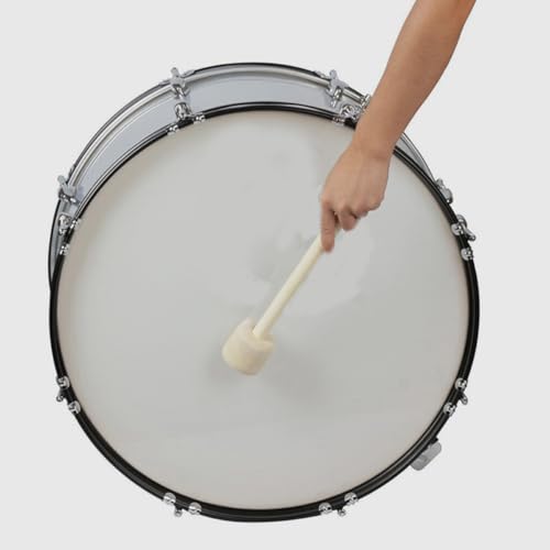Baquetas de percusión con cabeza de fieltro y mango de madera miniatura 5