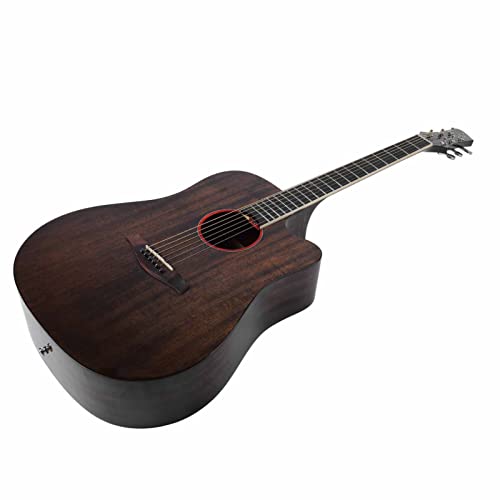 Guitare Folk, Guitare Acoustique, Son Plus Riche, Texture Fine, Faible Pression de Sélection pour les Mélomanes, Cadeau de Jeu avec Chiffon d’essuyage (Couleur rétro) - Les Beatles, Paul McCartney, John Lennon, RIngo Starr, George Harrison Guitare Folk, Guitare Acoustique, Son Plus Riche, Texture Fine, Faible Pression de Sélection pour les Mélomanes, Cadeau de Jeu avec Chiffon d'essuyage (Couleur rétro) – Image 4