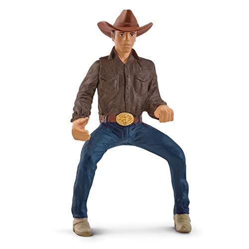 image for Schleich Farm World Rodeo Calf Adventure Playset - Cowboy Rodeo Rider 