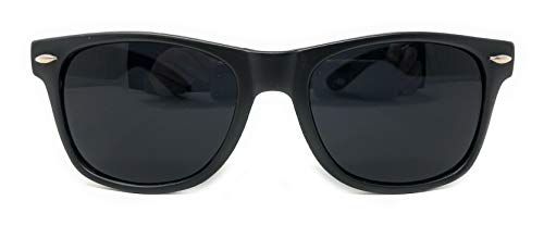 My Shades - Retro 80's Classic Rectangle Sunglasses (Black Matte, Smoke)2