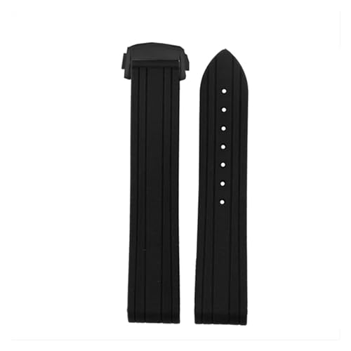 Correa de silicona de 20mm S3YT8U correa de goma con cierre plegable para reloj 300