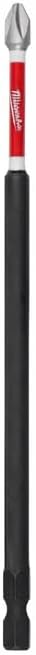 Milwaukee 48-32-4207 Shockwave 6" Power Bit Phillips #2 (10 Pack)