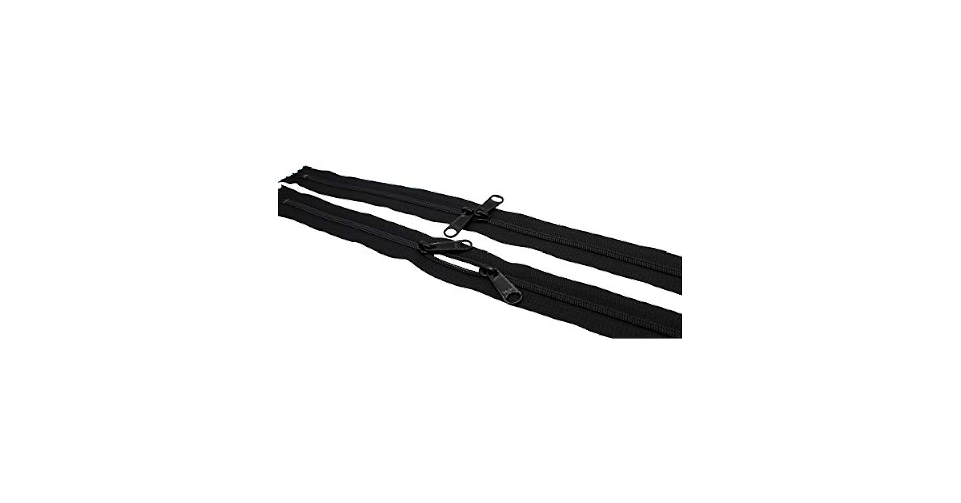 Amazon.com: Double Slide Zipper YKK #4.5 Coil with Two Long