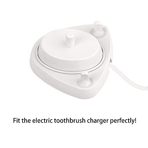 Seplouis Electric Toothbrush Holder With 1 Charging Stand Slot And 2 Toothbrush Head Stands + 4 Pcs Toothbrush Head Covers For Oral B #TOP2