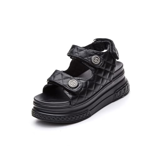 Womens Sandals Fashionable beach sandals for women, open toe thick-soled platform slippers