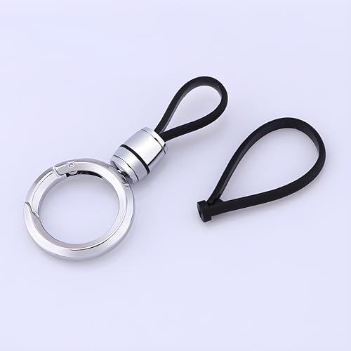 Image of Clear TPU Key Cover and Keychain Compatible for Toyota Fortuner | Hilux | Innova Crysta | Fortuner Legender | Innova HyCross | Land Cruiser Smart Key (Clear with SP01 Silver)