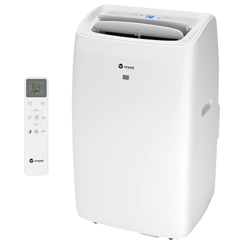 Vremi 14,000 BTU Portable Air Conditioner - Conveniently Cools Rooms 500 to 650 Square Feet